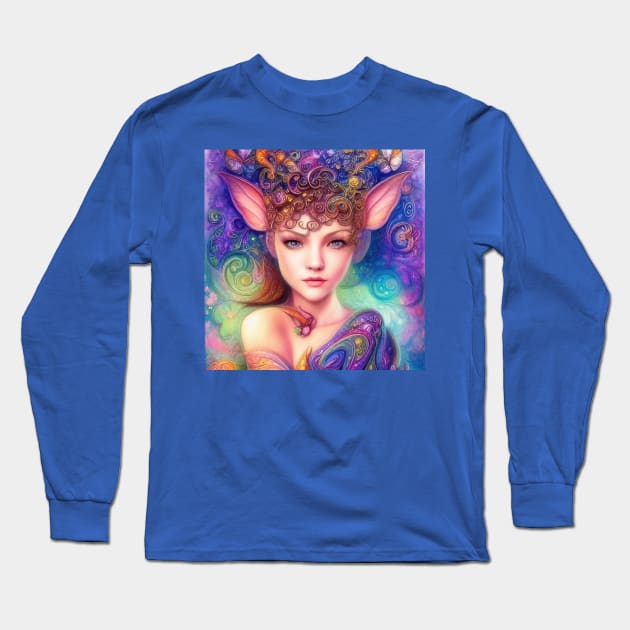 Fairy Queen Fae Folk Long Sleeve T-Shirt by The Little Store Of Magic